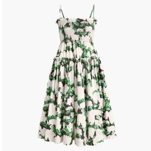 Hill House Home The Seraphina Nap Dress in Night Bloom Cotton Sateen NWT